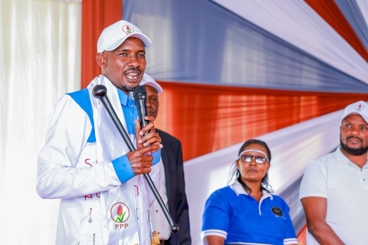 Dickson Sitei at the People's Prosperity Party launch